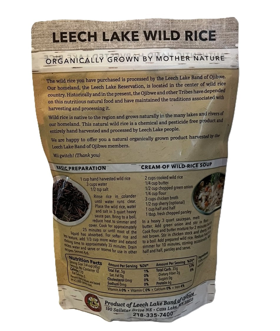 Hand Harvested Wild Rice, Leech Lake