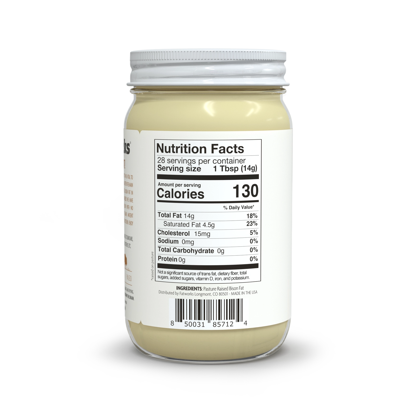Bison Tallow Cooking Oil