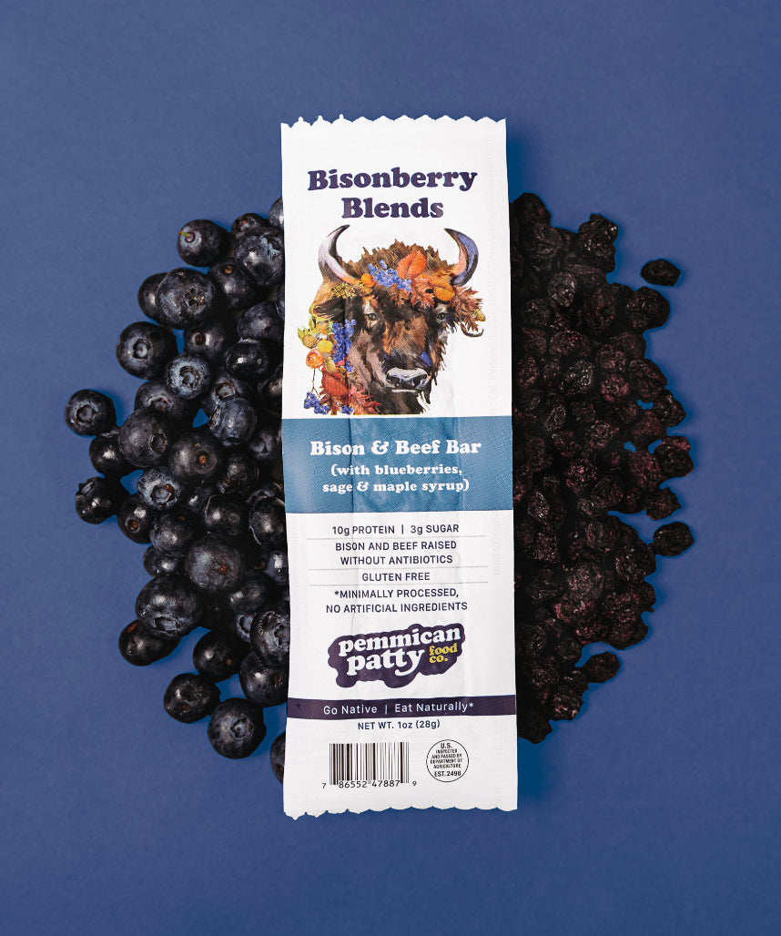 Blueberries & Sage Pemmican Patty Bar