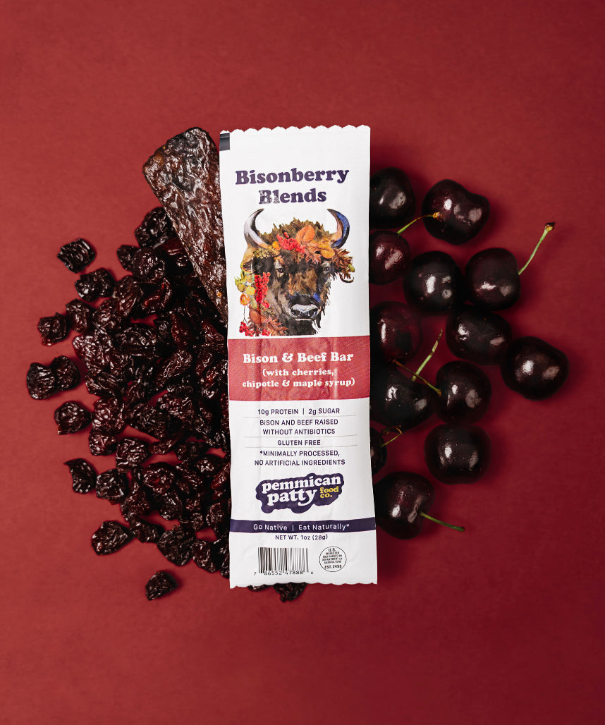 Cherries & Chipotle Pemmican Patty Bar