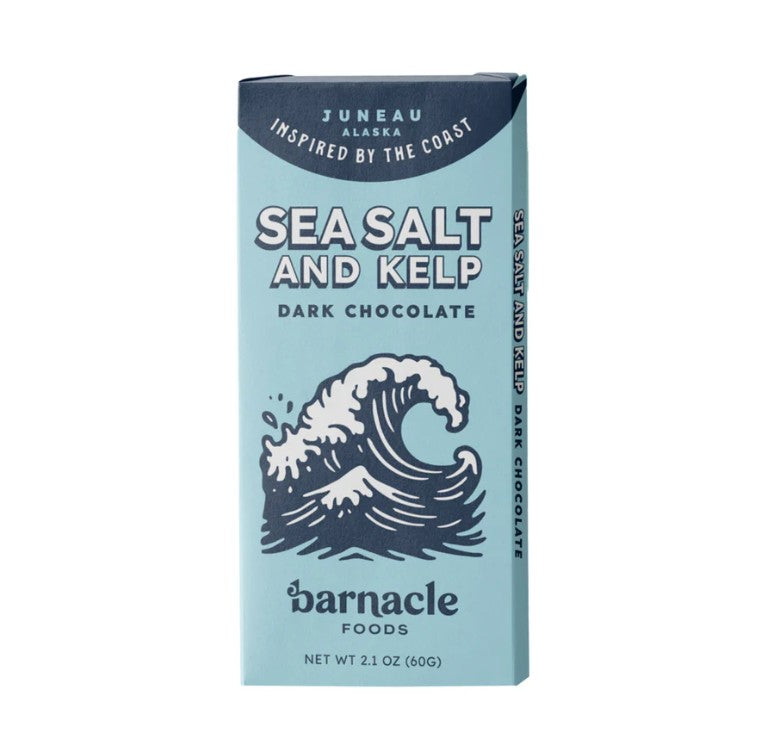 Dark Chocolate Sea Salt and Kelp Bar