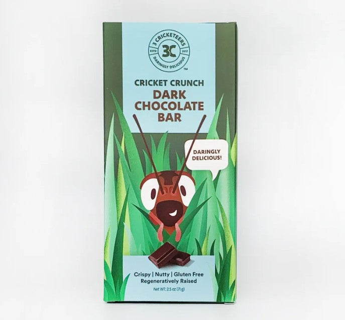 Dark Chocolate Cricket Crunch Bar
