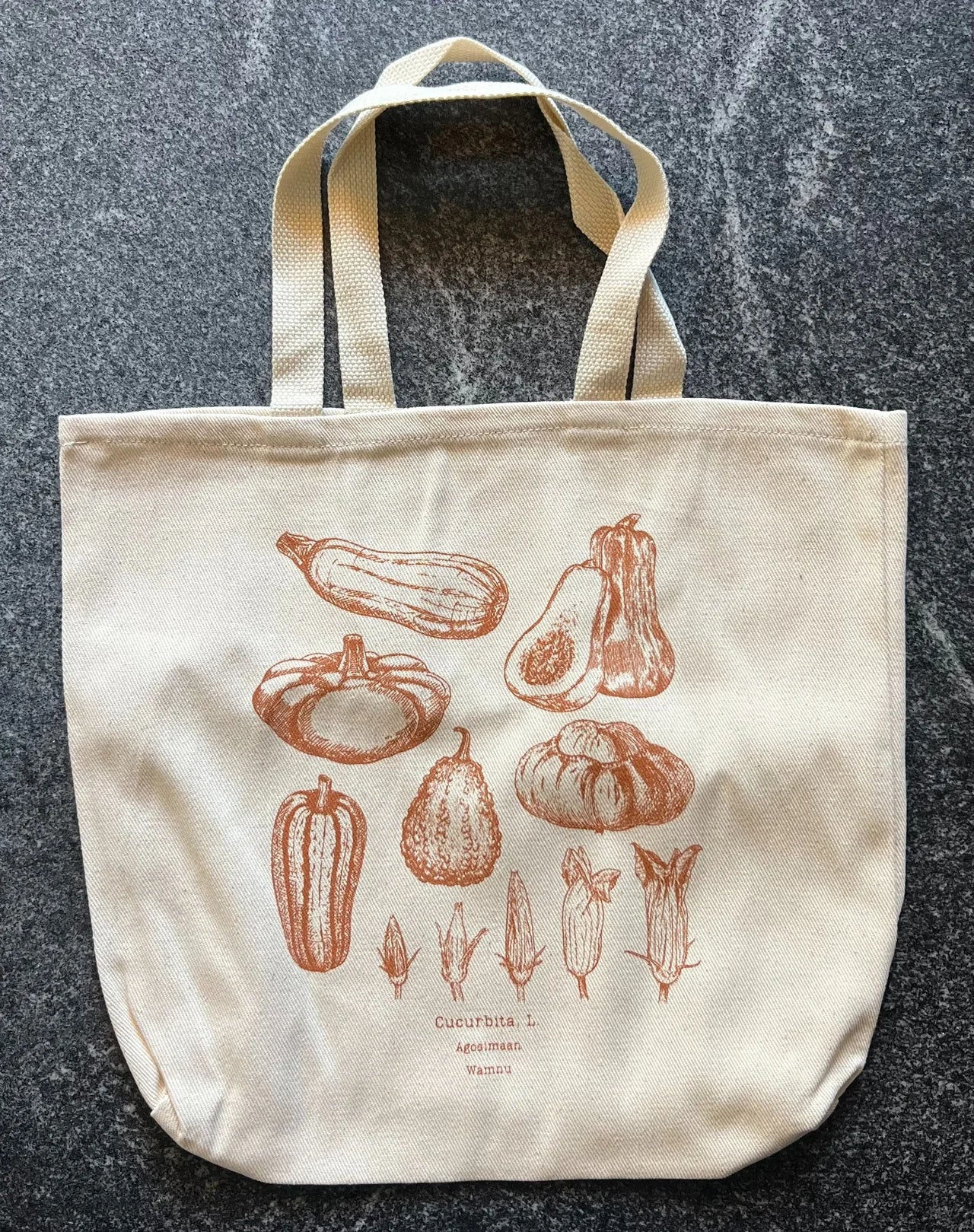Tote Bag, Squash Design